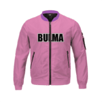 Dragon Ball Z Bulma Outfit Inspired Cosplay Bomber Jacket