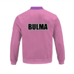 Dragon Ball Z Bulma Outfit Inspired Cosplay Bomber Jacket
