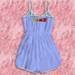 Dragon Ball Z Bulma Wearing Red Cap With Jacket Romper