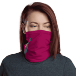 Dragon Ball Z Bunny Bulma Art Pink Face Covering Neck Gaiter