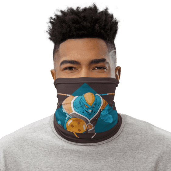 Dragon Ball Z Burter Cool Art Brown Face Covering Neck Gaiter