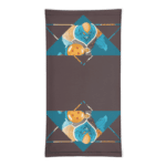 Dragon Ball Z Burter Cool Art Brown Face Covering Neck Gaiter