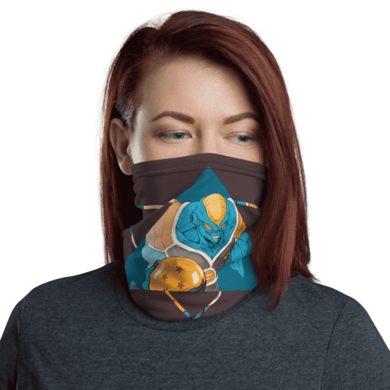 Dragon Ball Z Burter Cool Art Brown Face Covering Neck Gaiter