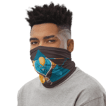 Dragon Ball Z Burter Cool Art Brown Face Covering Neck Gaiter