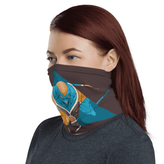 Dragon Ball Z Burter Cool Art Brown Face Covering Neck Gaiter