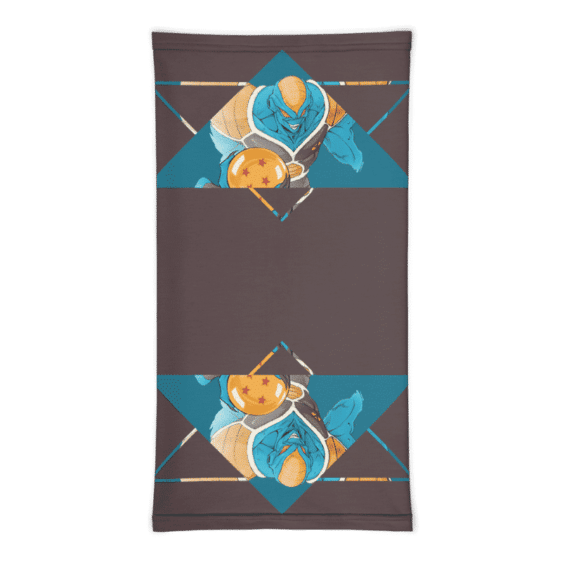 Dragon Ball Z Burter Cool Art Brown Face Covering Neck Gaiter