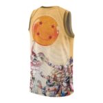 Dragon Ball Z Buu x Son Family Orange NBA Jersey