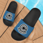 Dragon Ball Z Capsule Corp Blue Awesome Slide Sandals