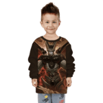 Dragon Ball Z Cell Cool Charging Painting Art Kids Sweatshirt