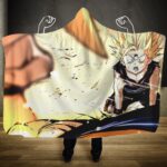 Dragon Ball Z Cell Saga Goku's Farewell POV Hooded Blanket