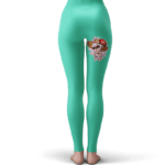 Dragon Ball Z Chibi Android 21 Cute Pastel Green Yoga Pants