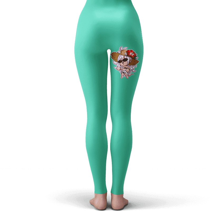 Women's Yoga Leggings in Pastel Green