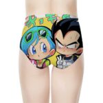 Dragon Ball Z Chibi Vegeta And Bulma Women's High Waist Brief