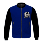 Dragon Ball Z Classic Vegeta Black Blue Bomber Jacket