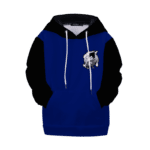 Dragon Ball Z Classic Vegeta Black Blue Kids Hoodie