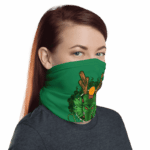 Dragon Ball Z Cool Shenron Green Face Covering Neck Gaiter