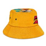 Dragon Ball Z Custom Logo Symbol Style Orange Bucket Hat
