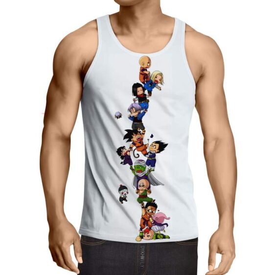 Dragon Ball Z Cute Adorable Chibi DBZ Characters Tank Top