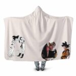 Dragon Ball Z Double Stare Down Goku & Frieza Hooded Blanket
