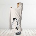 Dragon Ball Z Double Stare Down Goku & Frieza Hooded Blanket