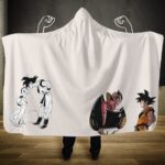 Dragon Ball Z Double Stare Down Goku & Frieza Hooded Blanket