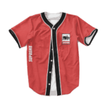 Dragon Ball Z Dream Team Supreme Red Baseball Jersey