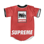 Dragon Ball Z Dream Team Supreme Red Baseball Jersey