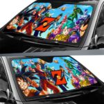Dragon Ball Z Family Main Characters Windshield Sun Shade