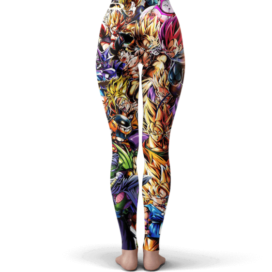 Dragon Ball Z Family Of Characters Cool Dope Yoga Pants