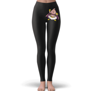 Dragon Ball Z Fat Buu Awesome Cute Black Yoga Pants
