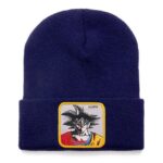 Dragon Ball Z Fierce Son Goku Dark Blue Winter Beanie