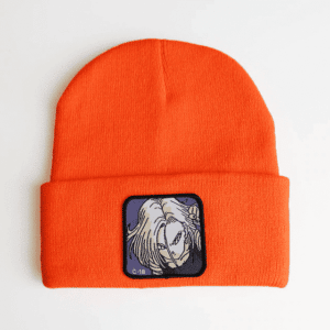 Dragon Ball Z Fighters Android 18 Orange Streetwear Beanie
