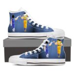 Dragon Ball Z Fist Bump Vegeta & Goku Blue Sneaker Shoes