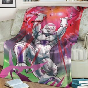 Dragon Ball Z Frieza Final Form Ball Of Red Energy Awesome Blanket