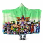 Dragon Ball Z Frieza Saga Battle of Namek Cast Hooded Blanket