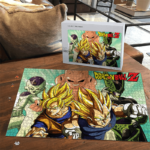 Dragon Ball Z Frieza Vegeta Goku Kid Buu Cell Cool Landscape Puzzle