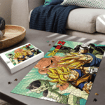 Dragon Ball Z Frieza Vegeta Goku Kid Buu Cell Cool Landscape Puzzle