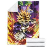 Dragon Ball Z Future Trunks Super Saiyan Armor Cell Dope Fleece Blanket