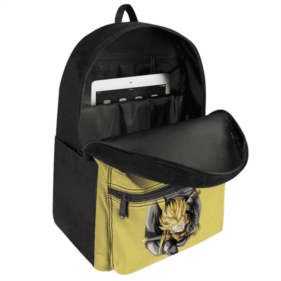 Dragon Ball Z Future Trunks Xeno Capsule Corp Yellow Backpack