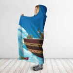 Dragon Ball Z God's Temple Look Out Korin Tower Hoodie Blanket