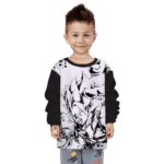 Dragon Ball Z Gogeta Artistic Anime Line Art Awesome Kids Sweatshirt