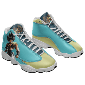 Dragon Ball Z Gogeta Cool Basketball Shoes - Mockup 1