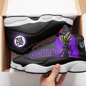 Dragon Ball Z Gohan Silhouette Basketball Sneakers