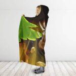 Dragon Ball Z Goku Becomes Legendary Saiyan Hooded Blanket