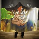 Dragon Ball Z Goku Becomes Legendary Saiyan Hooded Blanket