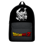 Dragon Ball Z Goku Black And White Emblem Canvas Backpack