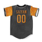 Dragon Ball Z Goku Friends Dope Orange Baseball Jersey