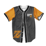 Dragon Ball Z Goku Friends Dope Orange Baseball Jersey