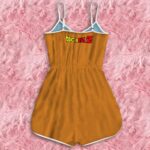 Dragon Ball Z Goku On Kintoun Cloud Birds Eye View Romper