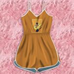 Dragon Ball Z Goku On Kintoun Cloud Birds Eye View Romper